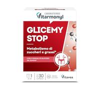 Vitarmonyl Glicemy Stop - Integratore Cromo - Metabolismo - 30 Capsule | Cromo Picolinato - Per il Normale Metabolismo di Zuccheri, Grassi e Proteine - Senza Glutine, Vegano - 1 Mese