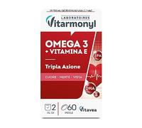 Vitarmonyl Omega3 EPA DHA - Benessere Cuore - Mente e Vista - 60 Softgel