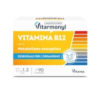 Vitarmonyl Vitamina B12 Pura - Riduce la Stanchezza - 90 Compresse