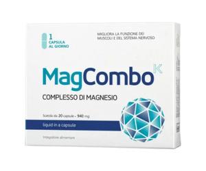 Vitaslim - MagCombo Complesso di Magnesio Contro Stanchezza e Affaticamento Confezione 20 capsule