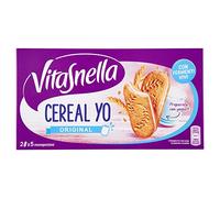 VitaSnella - Biscotti Cereal-Yo, ai cereali, con fermenti vivi e fibre - 6 confezioni da 5 monoporzioni [30 monoporzioni]