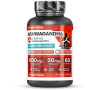 Vitastrong Ashwagandha KSM-66® - 60 Compresse, Vitalità e Benessere Me