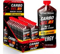 Vitastrong CARBO GEL 2:1 - Gusto neutro, 24x60 ml, energia rapida per