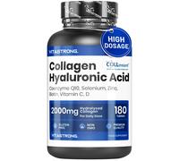 Vitastrong Collagene Acido Ialuronico - 180 Capsule, 2000 mg di Collag