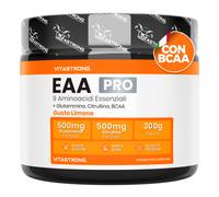 Vitastrong EAA PRO Limone - 300 G, 8 Amminoacidi Essenziali 300 g Polv
