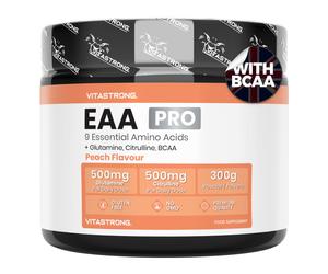 Vitastrong EAA Pro - Pesca, 300 g, Recupero muscolare e prestazioni 30
