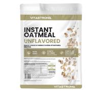 Vitastrong Farina d’Avena Istantanea Naturale - 1 kg, 100% pura e vers