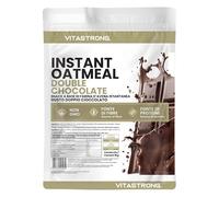 VITASTRONG Farina d'Avena Instantanea - DOPPIO CIOCCOLATO (1kg) | 15g Proteine & Alto Contenuto di Fibre | Basso Contenuto di Zuccheri e Sale | Base Naturale Carboidrati Complessi per Porridge e Shake