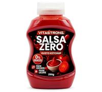 VITASTRONG KETCHUP ZERO (250g) | Senza Grassi, Basso Contenuto di Zuccheri e Calorie | Gusto Autentico e Intenso | Salsa Light per Dieta e Fitness