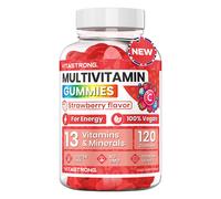 Vitastrong Multivitamin Gummies - Fragola, 120 gommose, energia e dife