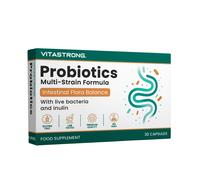 Vitastrong Probiotici - 30 Capsule, Equilibrio Flora Intestinale 30 pz