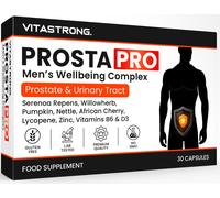 Vitastrong Prosta Pro Scorta 1 Mesi Integratore Prostata Serenoa, Zinc