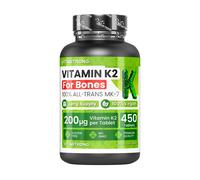 Vitastrong Vitamin K2 - 450 compresse, Supporto Ossa & Metabolismo Cal