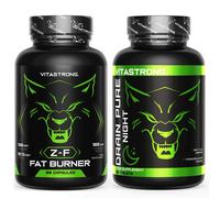 Vitastrong Z-F & DrainPure Night - Integratore termogenico e drenante