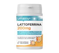 Vitativ® Lattoferrina 200 Immuno + Vitamina C - 30 Capsule Gastroresis