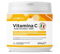 Vitativ® Vitamina C 300g Pura, Acido Ascorbico E300 in polvere solubil