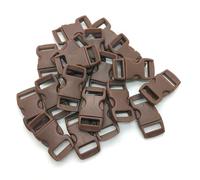 VITAU 10pcs 10mm Rilascio Laterale per Fibbia in plastica per Bracciale Paracord