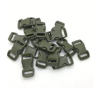 VITAU 10pcs 10mm Rilascio Laterale per Fibbia in plastica per Bracciale Paracord