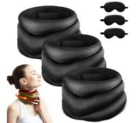 Vitavix Neck Support for Snoring, Vitavix Anti Snoring Neck Support, Necksupport - Never Snore Again, Adjustable Soft Foam Neck Brace Cervical Collar, Ergonomic, Comfortable for a Restful Sleep (3Pcs)