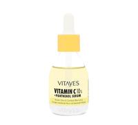 Vitayes 10% vitamina C siero + pantenolo, ringiovanimento della pelle altamente efficace, antirughe, schiarente, idratante, cura della pelle, Beauty Booster, siero viso per pelle radiosa