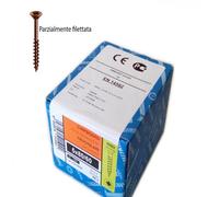 Vite 4,5x100/60mm - 200pz TPS testa conica bronzata per legno truciolare parzial