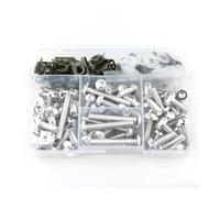 Vite a bullone Compatibile Con BMW R1150R R1200R RS R1250RT R1200RT ST GS LC/ADV Kit Viti E Bulloni Carenatura Completa In Alluminio CNC Moto(Silver)