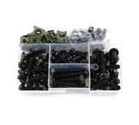 Vite a bullone Compatibile Con BMW R1150R R1200R RS R1250RT R1200RT ST GS LC/ADV Kit Viti E Bulloni Carenatura Completa In Alluminio CNC Moto(Nero)