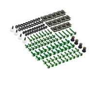 Vite a bullone Compatibile Con Honda Per CBR600 1000RR F2 F3 F4 900 929RR 650R 177 Pezzi Clip Di Fissaggio Vite Kit Bulloni Carenatura CNC(Green)