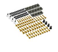 Vite a bullone Compatibile Con Honda Per CBR600 1000RR F2 F3 F4 900 929RR 650R 177 Pezzi Clip Di Fissaggio Vite Kit Bulloni Carenatura CNC(Gold)