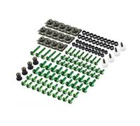 Vite a bullone Compatibile Con Honda Per CBR600RR CBR1000RR CBR 600 F2 F3 F4 900 929RR 650R 177 Pezzi Kit Bulloni Carenatura CNC Clip Fissaggio Vite(Green)