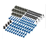 Vite a bullone Compatibile Con Honda Per CBR600RR CBR1000RR CBR 600 F2 F3 F4 900 929RR 650R 177 Pezzi Kit Bulloni Carenatura CNC Clip Fissaggio Vite(Blue)