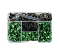 Vite a bullone Compatibile Con Honda Per NC750X ADV 350 Fz8 Dio AF18 AF27 190 Pezzi Bulloni Completi Carenatura Moto(Green)