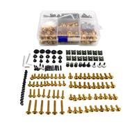 Vite a bullone Compatibile Con Honda Per STX1300 TRANSALP 600 700 650 Bulloni E Viti Per Carenatura Del Parabrezza Della Motocicletta(Gold)