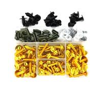 Vite a bullone Compatibile Con Kawasaki Ninja ZX-6R ZX10R ZX-14R ZZR1400 ZZR 600 Kit Viti E Bulloni Per Carenatura In Alluminio CNC(Gold)