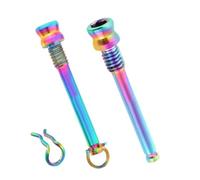 Vite a bullone per pinza per freni, bullone per pinza freno a disco - Mintazione freno a disco di fissaggio in lega di titanio M4 | Accessori da equitazione, pin filettati generali per bici da strada,