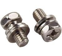 Vite A Croce Esagonale Zincata A Tre Combinazioni con Rondella Bullone in Ferro Piatto M4m5m6-8, 5 * 25/500pcs