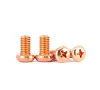 Vite a croce, viti a testa tonda con, 10 pezzi M5×8mm T2 vite a in rame viola, bulloni a cilindrica(M6x30mm5pcs)