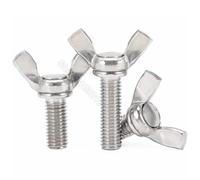 Vite a farfalla Viti ad alette W Zincate M4 M5 M6 M8 M10 Lunghezze multiple 5 pezzi 10 pezzi 20 pezzi(10Pcs,M5x40)
