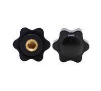 Vite a forma di fiore, Filettatura a forma di fiore Stringere a mano i dadi Manopola bloccaggio del pollice M4-M10 25-38mm 2-5 pezzi(No Perforated,M10 38 2pcs)