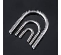 Vite a forma di U in acciaio inossidabile 304 bullone a forma di U fissi card cavalletti card morsetto tubo morsetto tubo M8-M8 * 42 【1 PC】