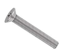 500x Vite Metallo Zincata Testa Piana Croce E-100 3X30