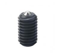 Vite a perno QB424 con corpo in resina, testa sferica, filettatura esterna, con perno di posizionamento a molla in plastica scanalata(QB424-SM,M10(7pcs))