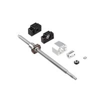 Vite a ricircolo di sfere 1Set 1605 Vite a sfere/Kit vite a sfere SFU1605 250-1550mm estremità lavorata con chiocciola a sfere+supporto BK/BF12+DSG16H+accoppiamento(Sfu1605 kit,1500mm)