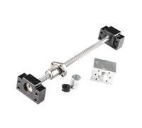 Vite a ricircolo di sfere 1Set Vite a sfere SFU1204 Set RM1204-1000 Vite a sfere rullata C7 con flangia Dado singolo estremità lavorata + BK/BF10 + alloggiamento + giunto(Two piece set,350mm)