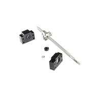 Vite a ricircolo di sfere 1Set Vite a sfere SFU1204 Set RM1204-1000 Vite a sfere rullata C7 con flangia Dado singolo estremità lavorata + BK/BF10 + alloggiamento + giunto(Two piece set,550mm)