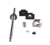 Vite a ricircolo di sfere 2 guide lineari quadrate HGR20 + 4 carrelli scorrevoli + 1 vite a sfere + supporto terminale + giunto + alloggiamento dado(HGR20-300 1605-350)