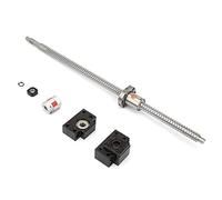 Vite a Ricircolo di Sfere, Vite a Ricircolo di Sfere 500 Mm + Dado Vite di Fissaggio a Sfere di Piombo BK / BF12 Sedile di Supporto Set di Accoppiamento 6,35 * 10 Mm