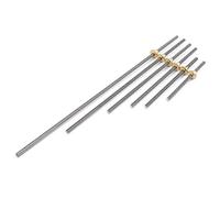 Vite a ricircolo trapezoidale, Vite trapezoidale con asta filettata T6 Dado in ottone 1mm Passo 100-500mm Kit for stampante 3D(400mm)
