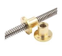 Vite a sfera anti-ritorno, 1 pz T8 * 20 grandi viti trapezoidale a piombo dado lunghezza 100 mm-1200 mm parti di macchine motore passo(400 mm)