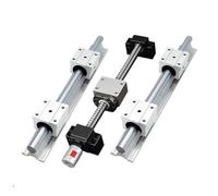 Vite a sfere anti-gioco Vite a sfere C7 SFU2005 300-1000 mm + 2 guide lineari SBR20 4 cursori SBR20UU for router 3D(600mm)
